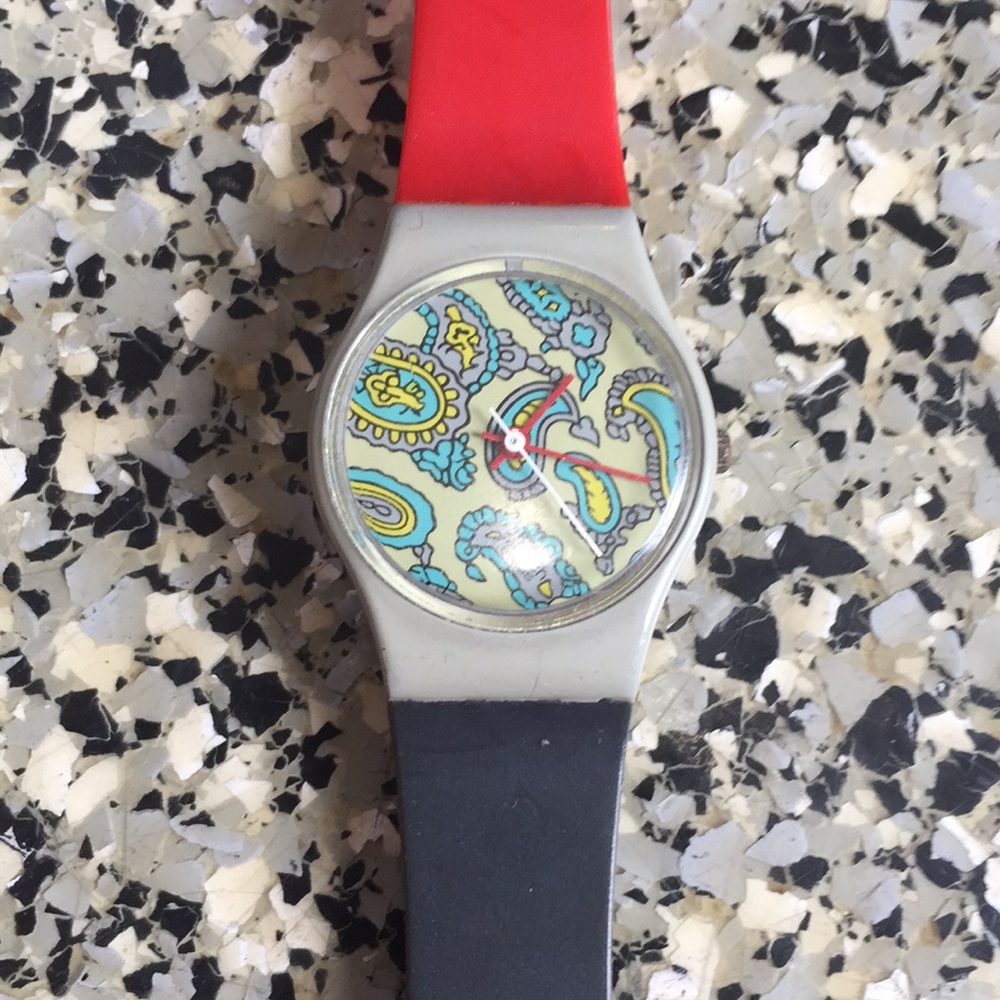 1985 Swatch “Sheherezade” paisley watch